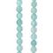 12 Pack: Aqua Faceted Quartzite Round Beads, 6mm by Bead Landing™
